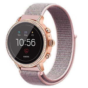 fossil-gen-5e-nylon-bandje-roze