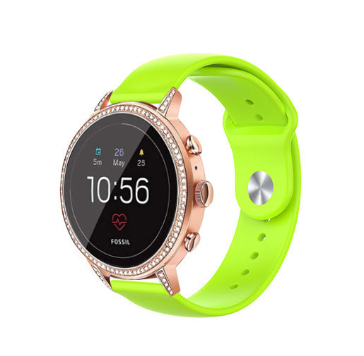 fossil-gen-5e-sport-bandje-lime