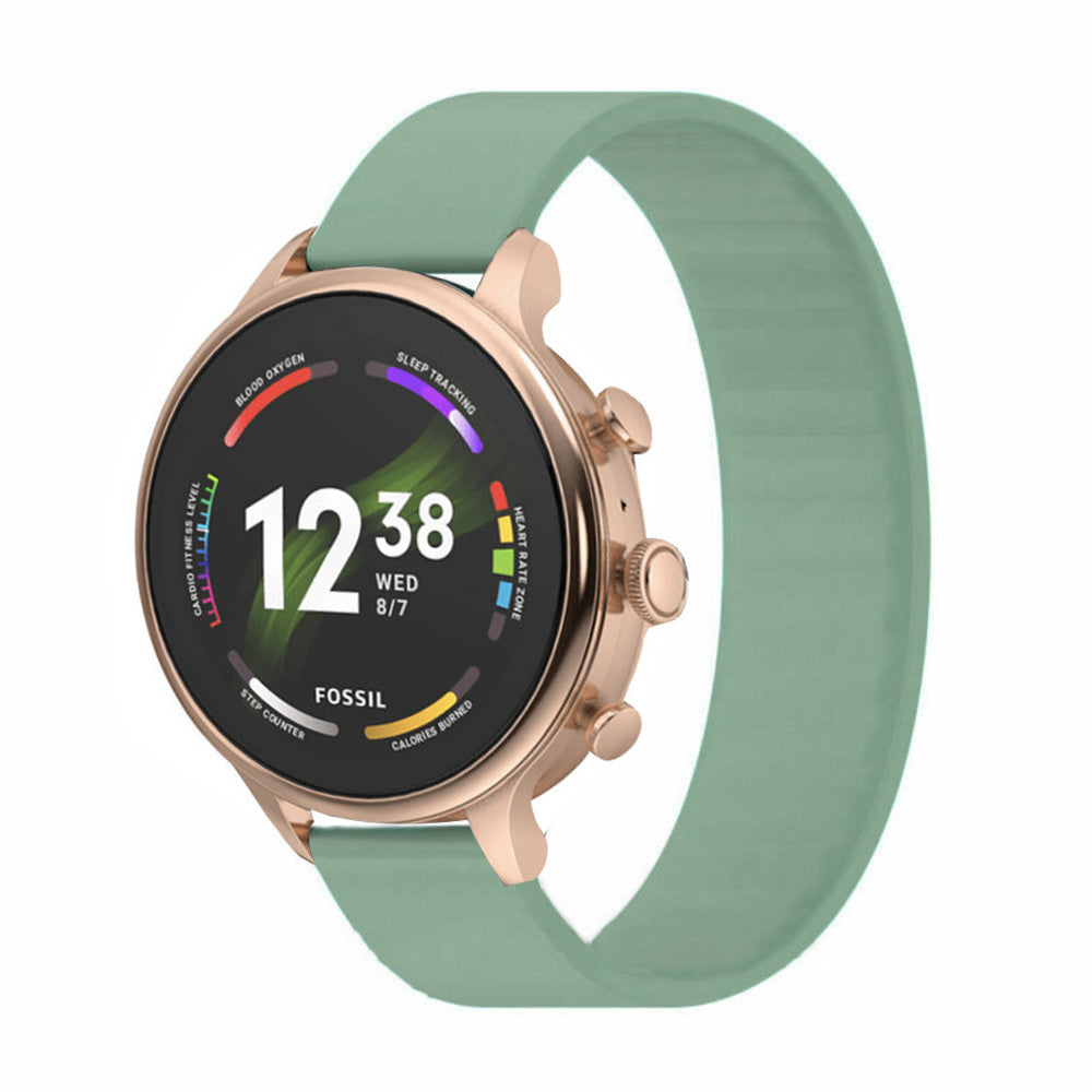 fossil-gen-6-42mm-elastisch-bandje-groen