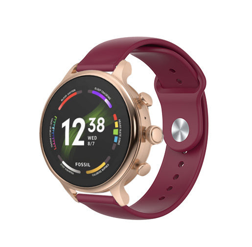 fossil-gen-6-42mm-sport-bandje-rood