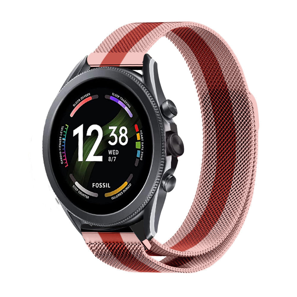 fossil-gen-6-44mm-milanese-band-roze-rood