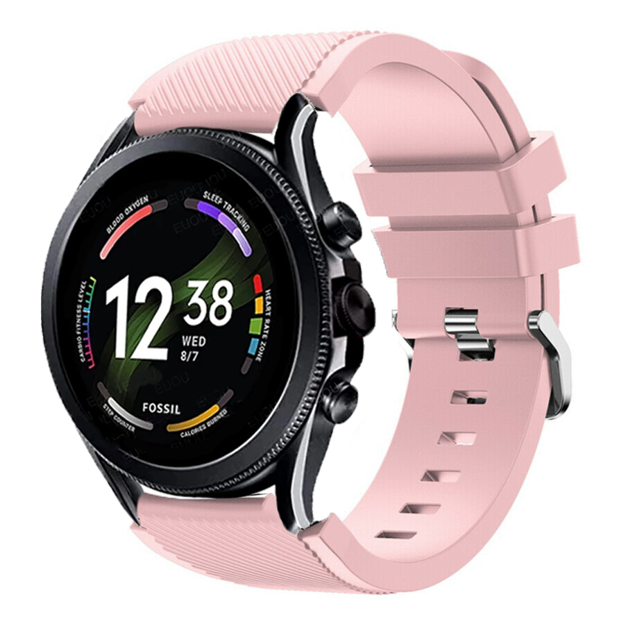 fossil-gen-6-44mm-siliconen-bandje-roze