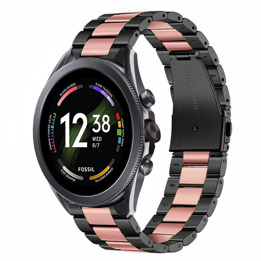 fossil-gen-6-44mm-stalen-band-zwart-roze