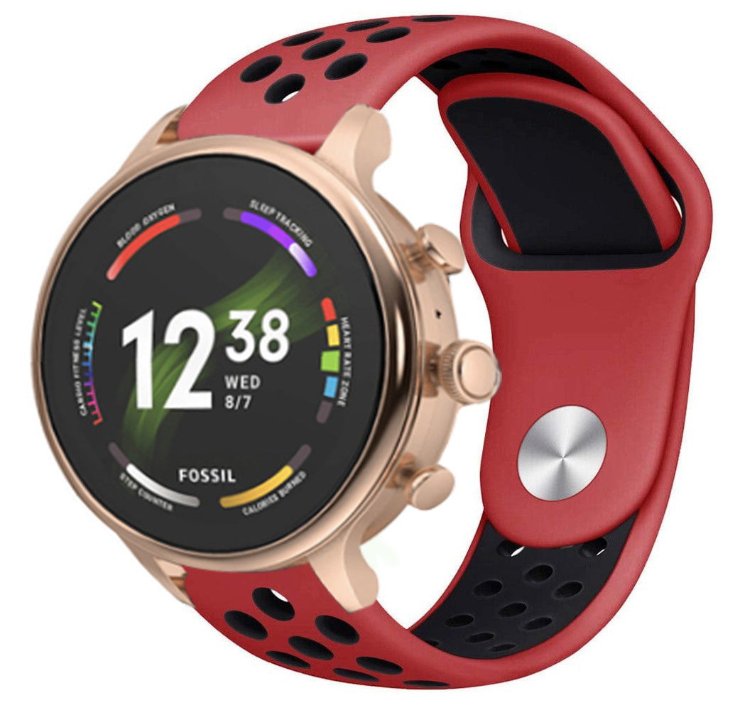 fossil-gen6-42mm-silicone-rood-zwart