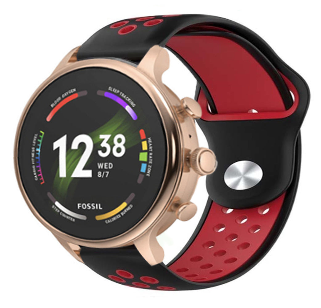 fossil-gen6-42mm-silicone-zwart-rood