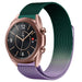 Samsung Galaxy Watch 3 41mm Milanese Strap (Purple/Green)