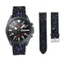 Samsung Galaxy Watch 3 45mm Leather Glitter Strap (Black)