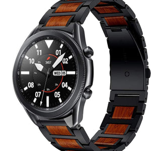 galaxy-watch-3-45mm-stalen-houten-band-zwart