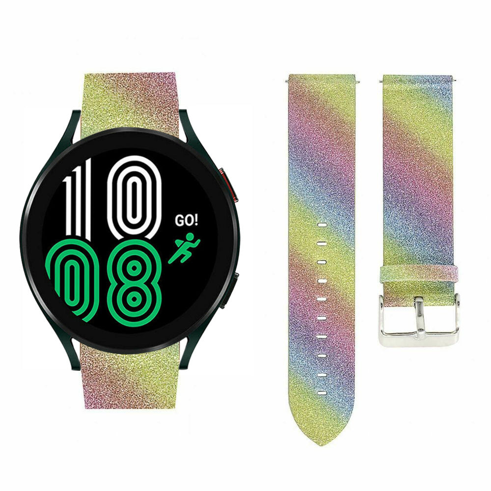 galaxy-watch-4-40mm-leder-glitzerarmband-regenboge