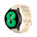Samsung Galaxy Watch 4 40mm Premium Silicone Strap (Beige)