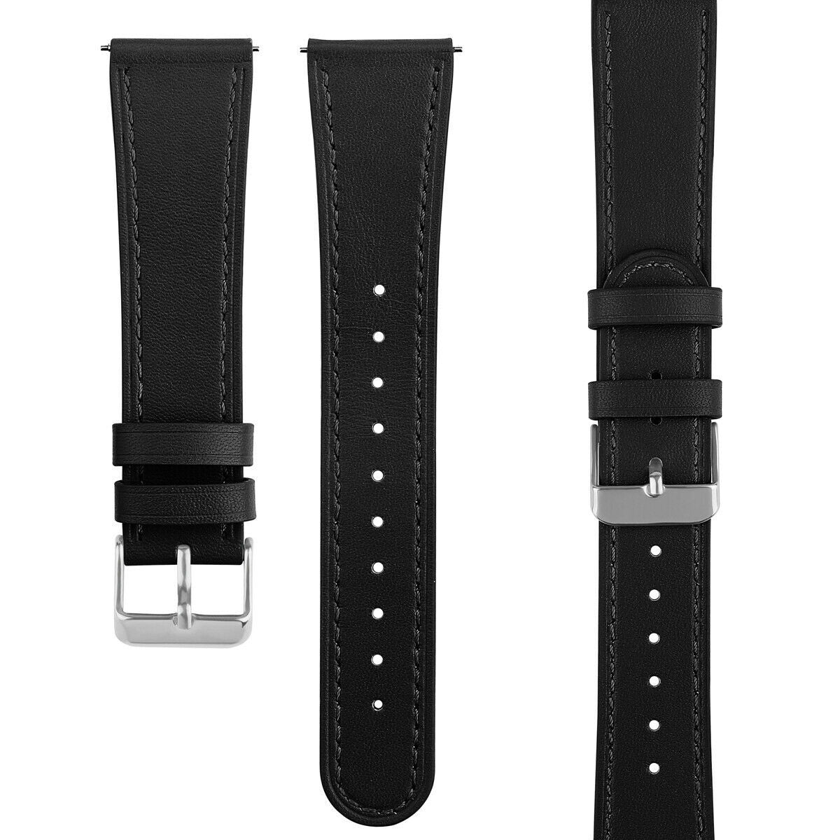 Samsung Galaxy Watch 3 45mm Modern Leather Strap (Black)