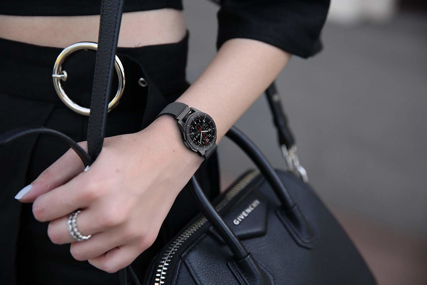 Polar Ignite Milanese Strap (Black)
