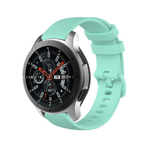Samsung Galaxy Watch 46mm Premium Silicone Strap (Aqua)