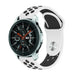 Samsung Galaxy Watch 46mm Sport Strap (White/Black)