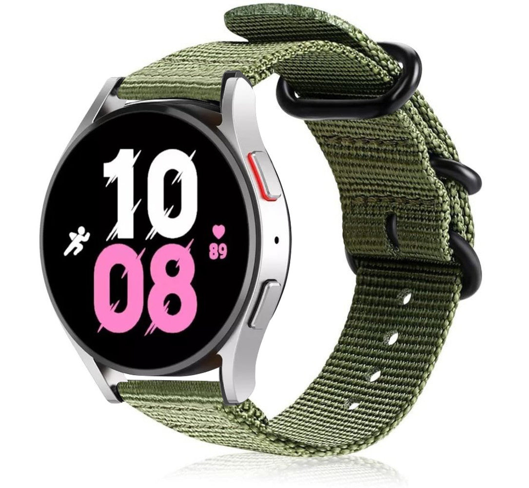 galaxy-watch-5-nylon-schnallenarmband-gruen