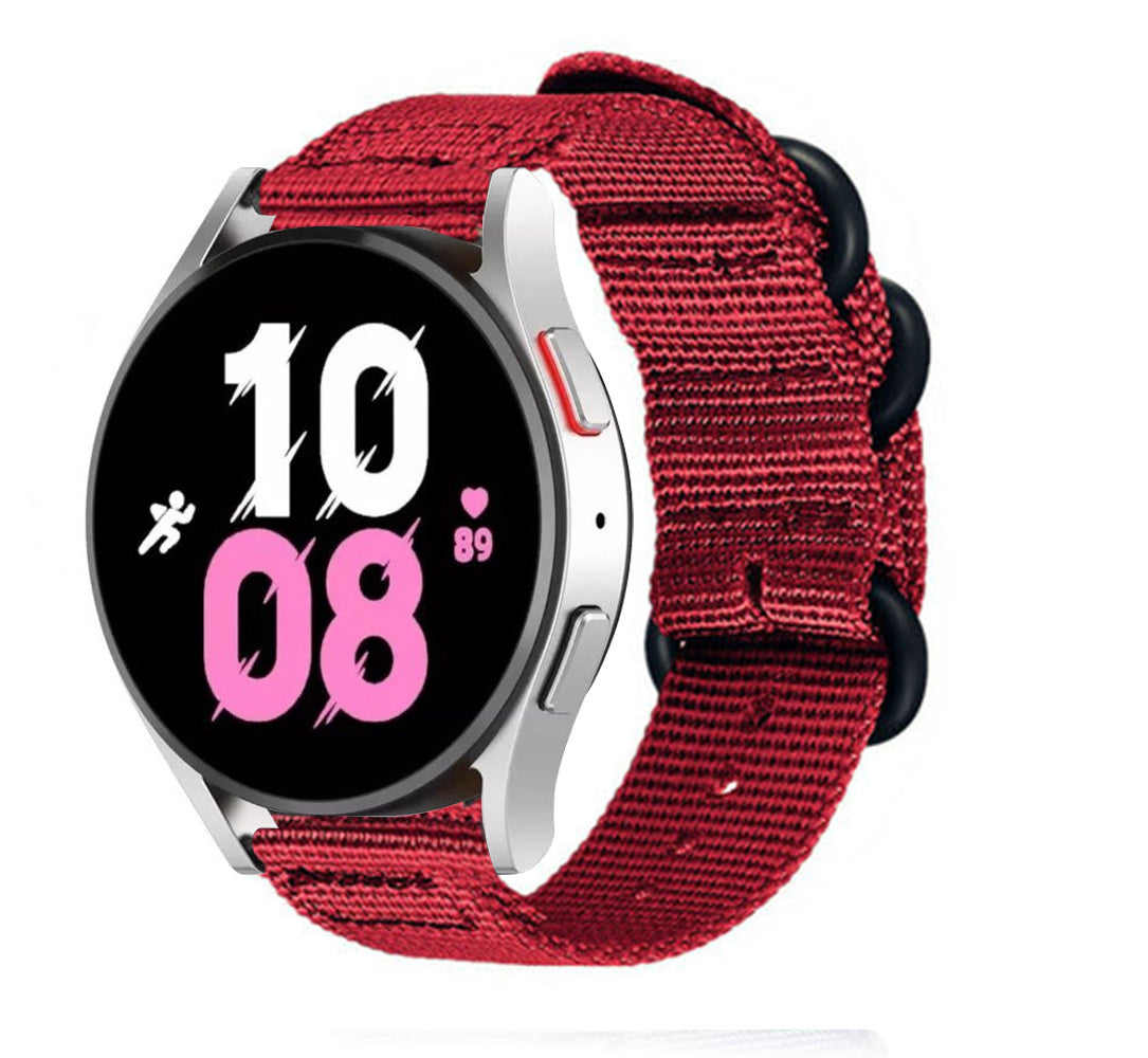 galaxy-watch-5-nylon-schnallenarmband-rot