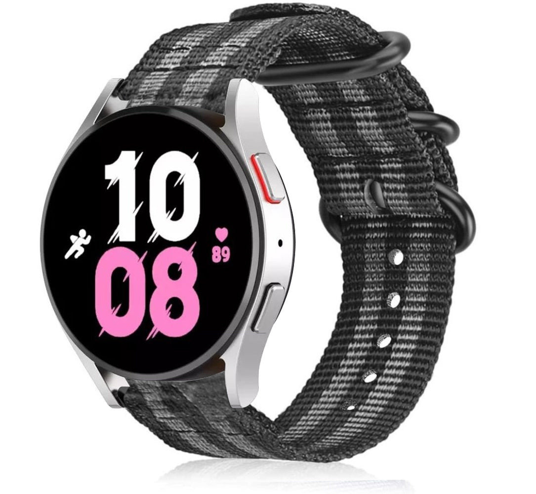 galaxy-watch-5-nylon-schnallenarmband-schwarz-grau