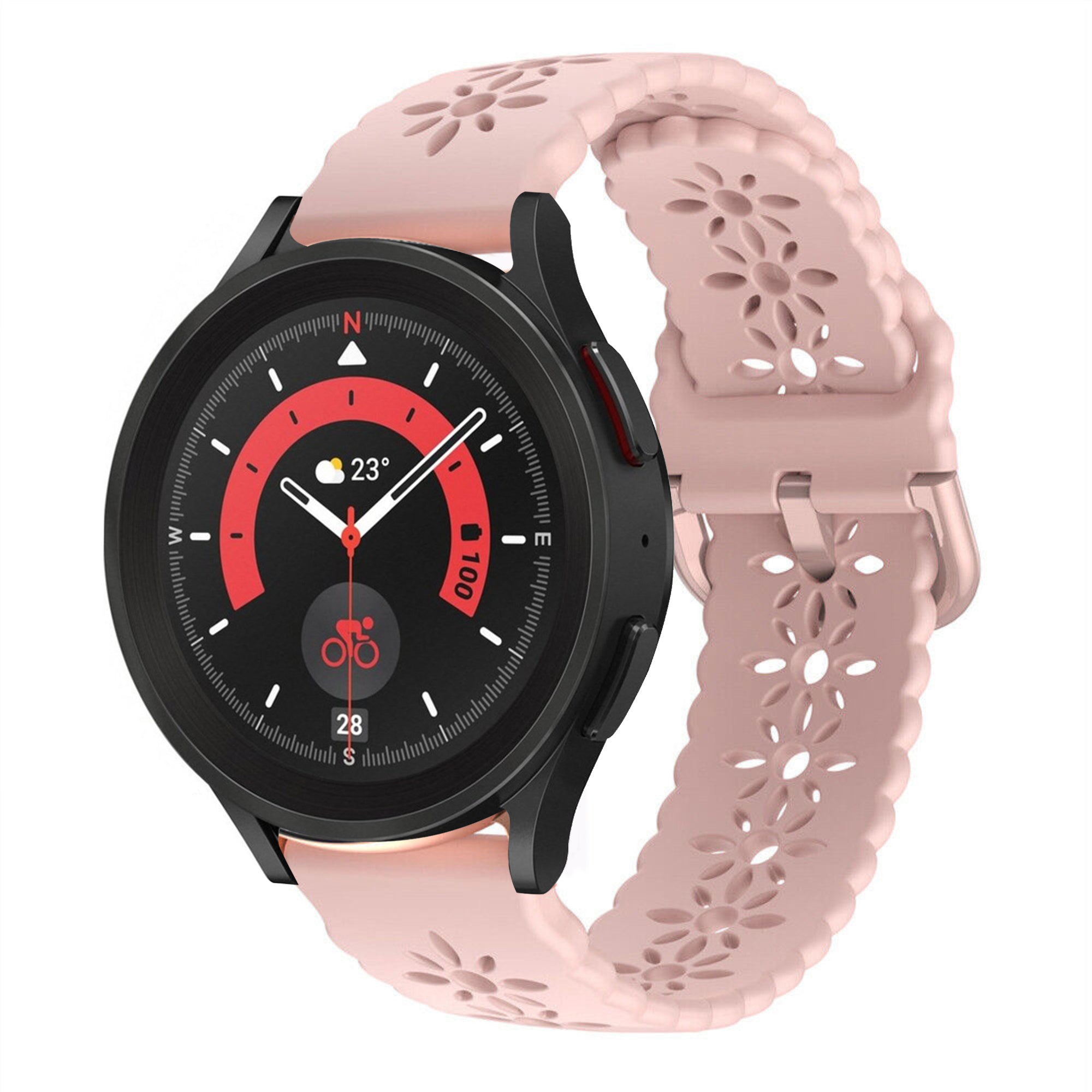 galaxy-watch-5-pro-siliconen-bandje-patroon-roze