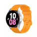 Samsung Galaxy Watch 5 44mm Premium Silicone Strap (Orange)
