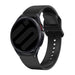 Samsung Galaxy Watch 4 40mm 'One push' Silicone Strap (Black)