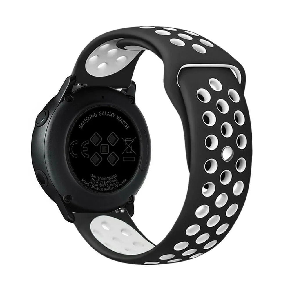 Suunto Race (S) Sport Strap (Black/White)