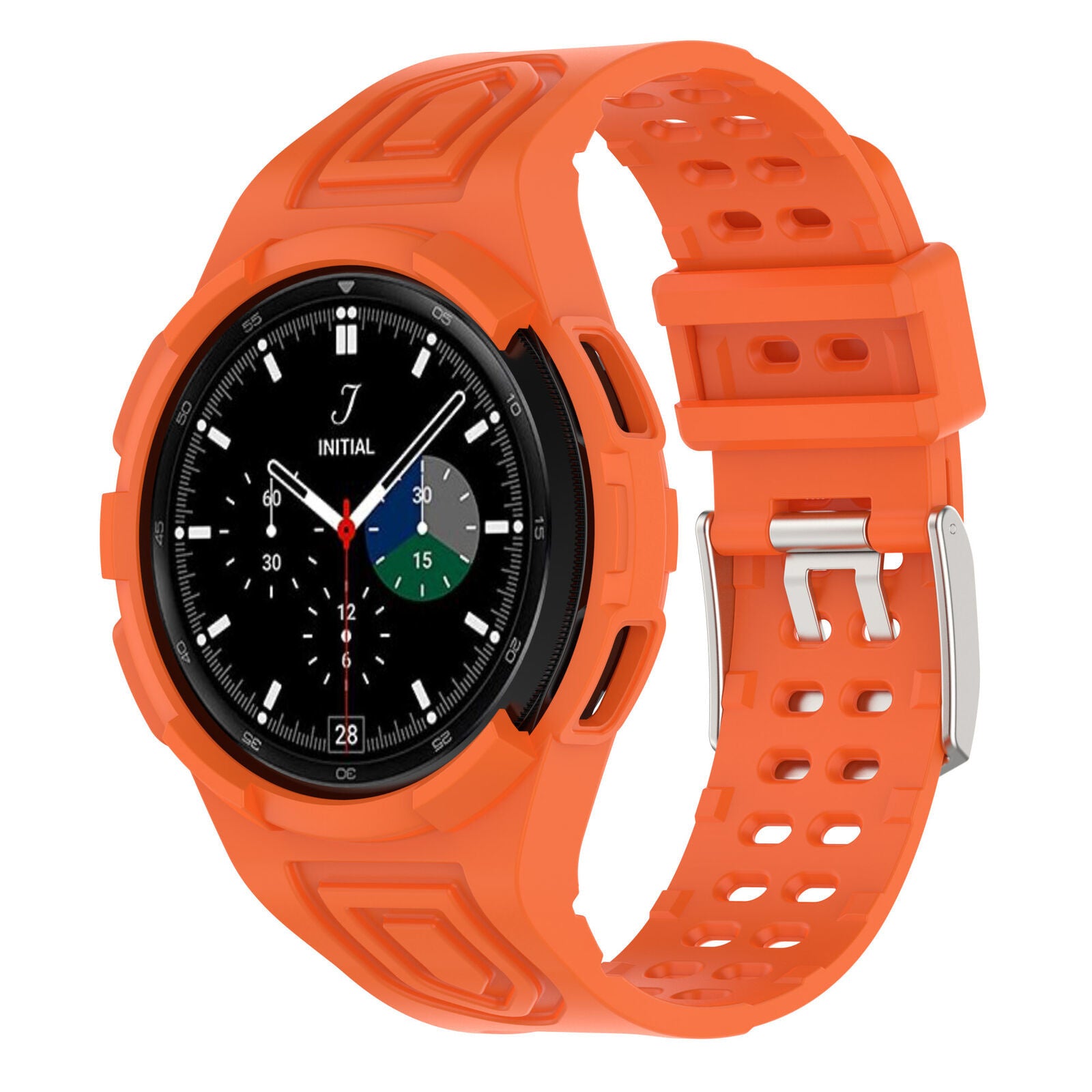 galaxy-watch-crystal-bandje-oranje-0