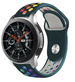 Samsung Galaxy Watch 46mm Sport Strap (Pine Green/Rainbow)