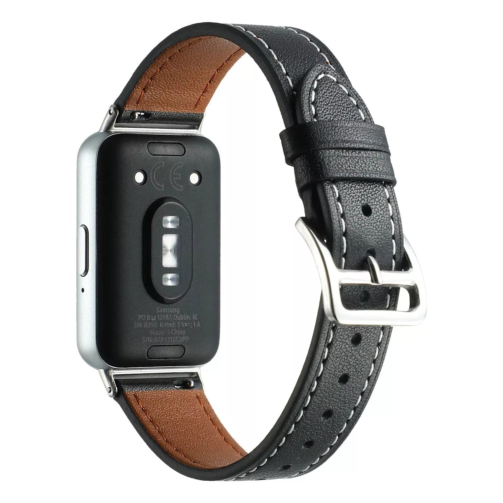 Samsung Galaxy Fit 3 Leather Strap (Black)