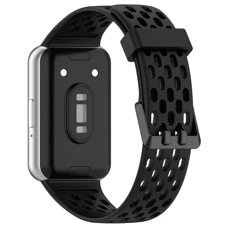 Samsung Galaxy Fit 3 Breathable Silicone Strap (Black)