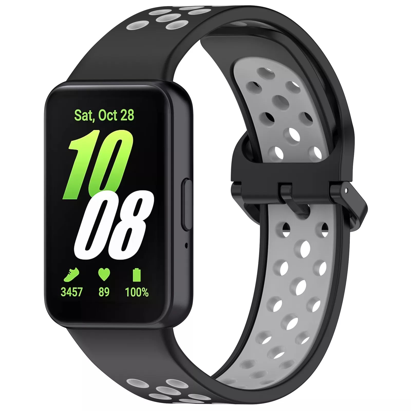 galaxy fit 3 sport band gray black