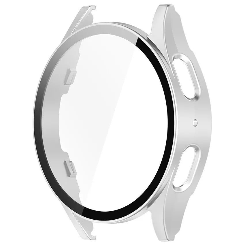 Samsung Galaxy Watch 7 40mm Hard Case with Glass (Silver)