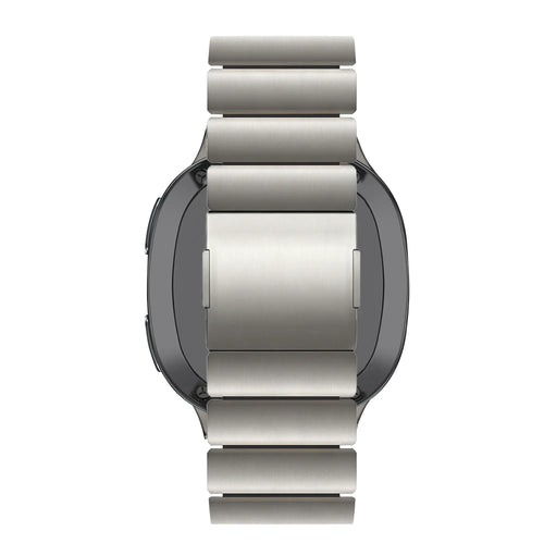 Bandz Samsung Galaxy Watch 8 - 40mm Titanium Strap 'Hybrid' (Titanium/Black)