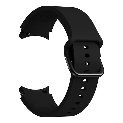 Samsung Galaxy Watch 6 Classic - 47mm Buckled Silicone Strap (Black)