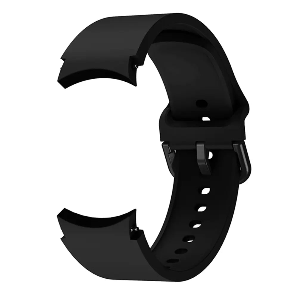Samsung Galaxy Watch 6 Classic - 47mm Buckled Silicone Strap (Black)