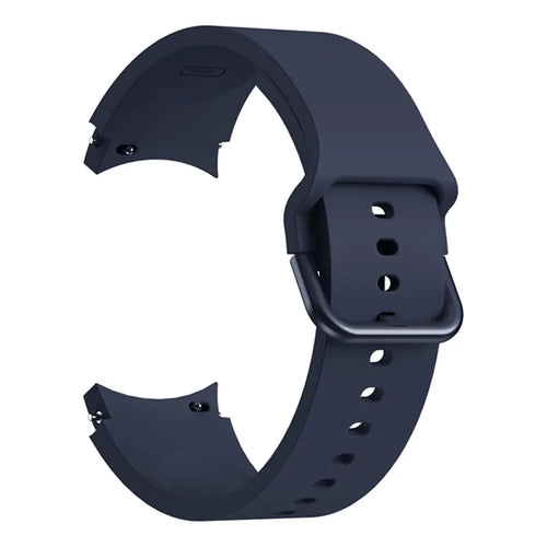 Samsung Galaxy Watch 4 - 44mm Buckled Silicone Strap (Dark Blue)