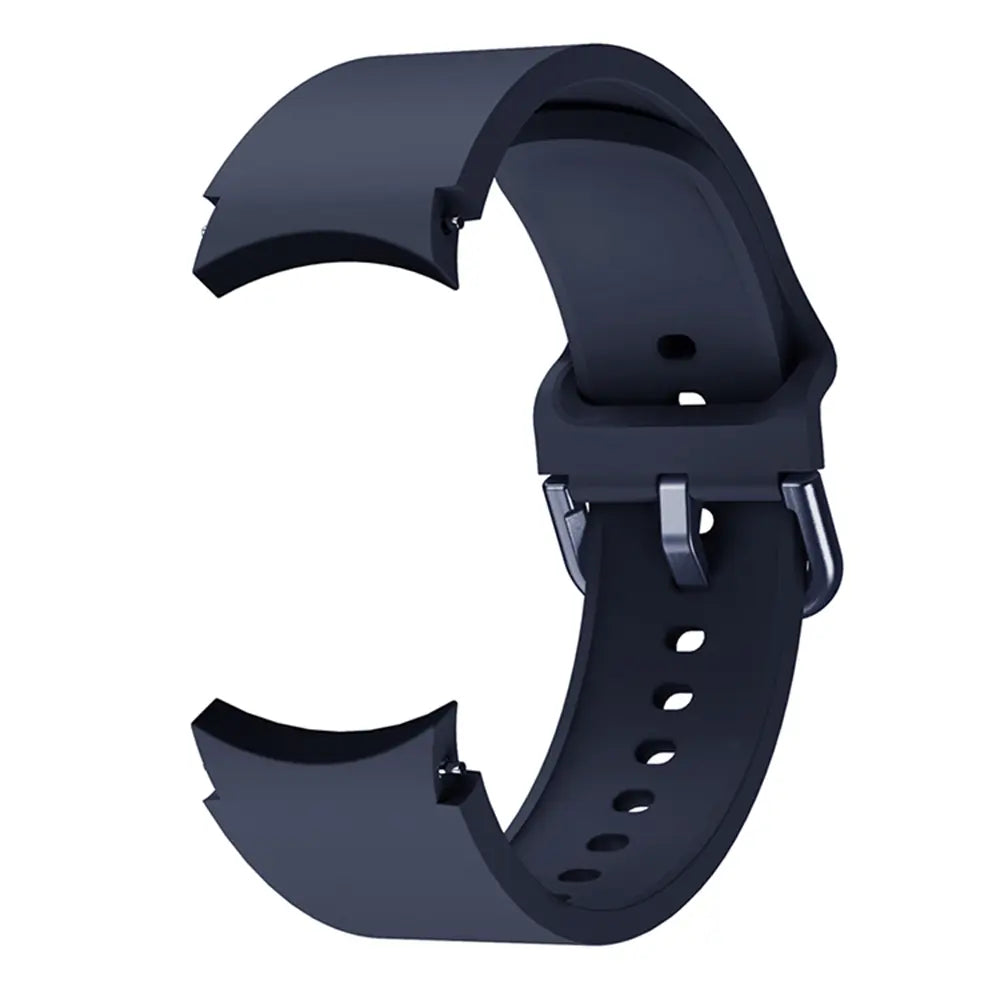 Samsung Galaxy Watch 4 - 44mm Buckled Silicone Strap (Dark Blue)