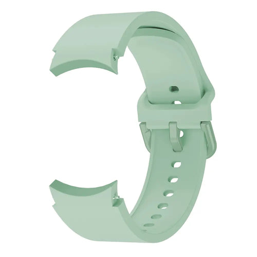 Samsung Galaxy Watch 4 Classic - 46mm Buckled Silicone Strap (Light Green)