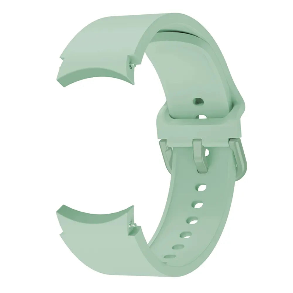 Samsung Galaxy Watch 4 Classic - 46mm Buckled Silicone Strap (Light Green)