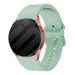 Samsung Galaxy Watch 4 Classic - 46mm Buckled Silicone Strap (Light Green)