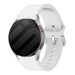 Samsung Galaxy Watch 7 - 44mm Buckled Silicone Strap (White)
