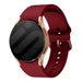 Samsung Galaxy Watch 6 - 40mm Buckled Silicone Strap (Wine Red)