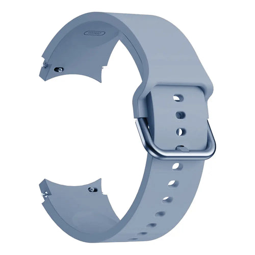Samsung Galaxy Watch 4 Classic - 46mm Buckled Silicone Strap (Blue)