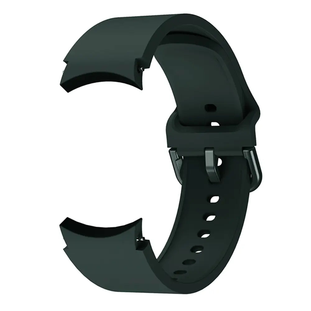 Samsung Galaxy Watch 5 - 44mm Buckled Silicone Strap (Dark Green)