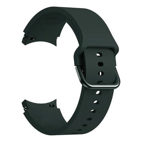 Samsung Galaxy Watch 5 - 44mm Buckled Silicone Strap (Dark Green)