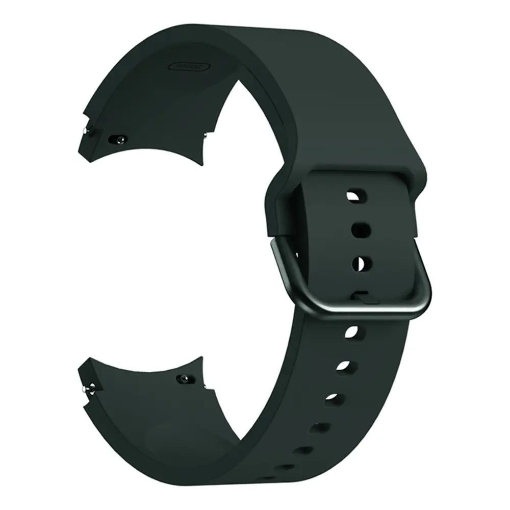 Samsung Galaxy Watch 5 - 44mm Buckled Silicone Strap (Dark Green)