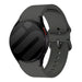 Samsung Galaxy Watch 4 Classic - 42mm Buckled Silicone Strap (Dark Grey)