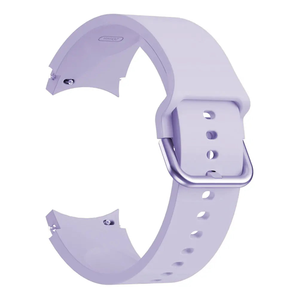 Samsung Galaxy Watch 4 - 40mm Buckled Silicone Strap (Light Purple)