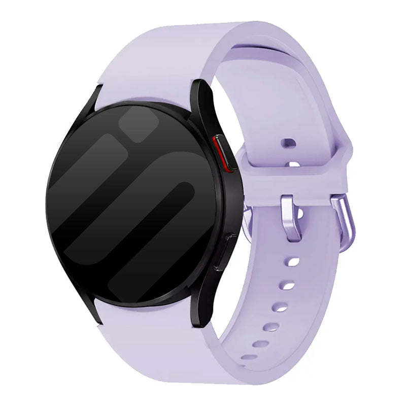 galaxy watch silicone band light purple