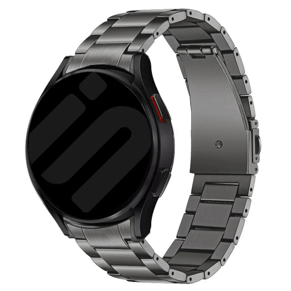 galaxy watch 4 titanium strap graphite