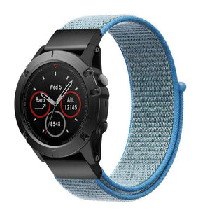 Garmin Descent MK2(i) Nylon Strap (Light Blue)